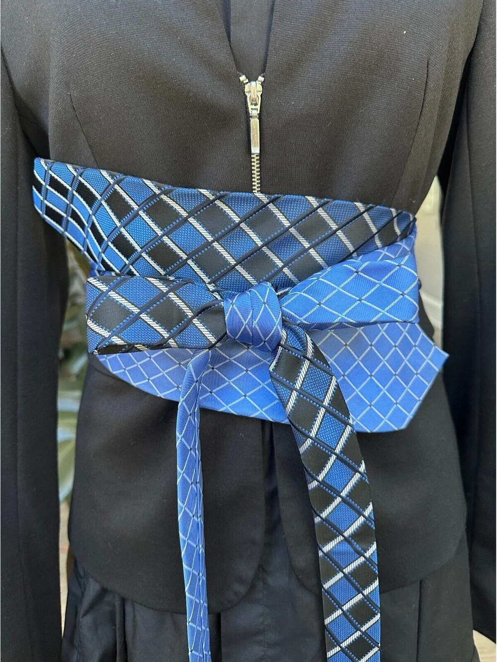 Upcycled Silk Obi Belt | Corset Style | OOAK | OS